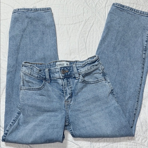Abercrombie Kids Blue Straight Leg Jeans - Picture 2 of 4